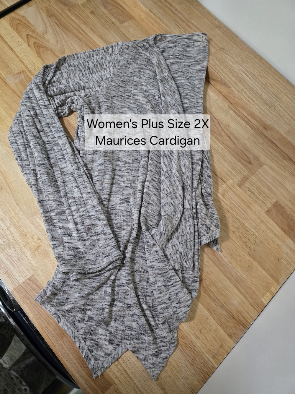 Maurices Heather Gray Women's Cardigan Sweater